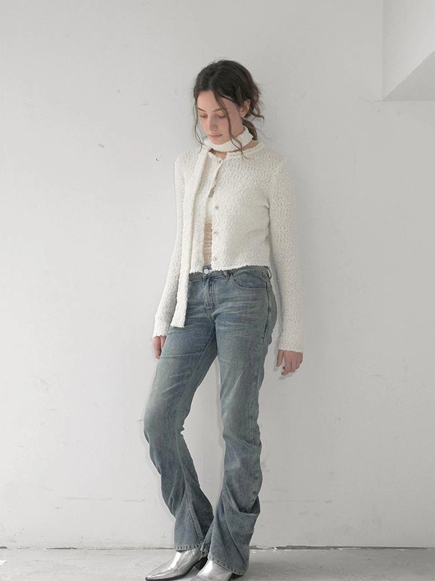 Twisted Curve Vintage Low Rise Flared Jeans