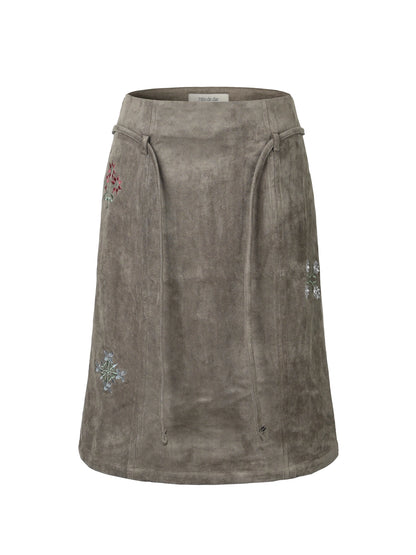 Mito_de_dar_Vintage_Embroidered_Suede_A_Line_Skirt_MISSTT
