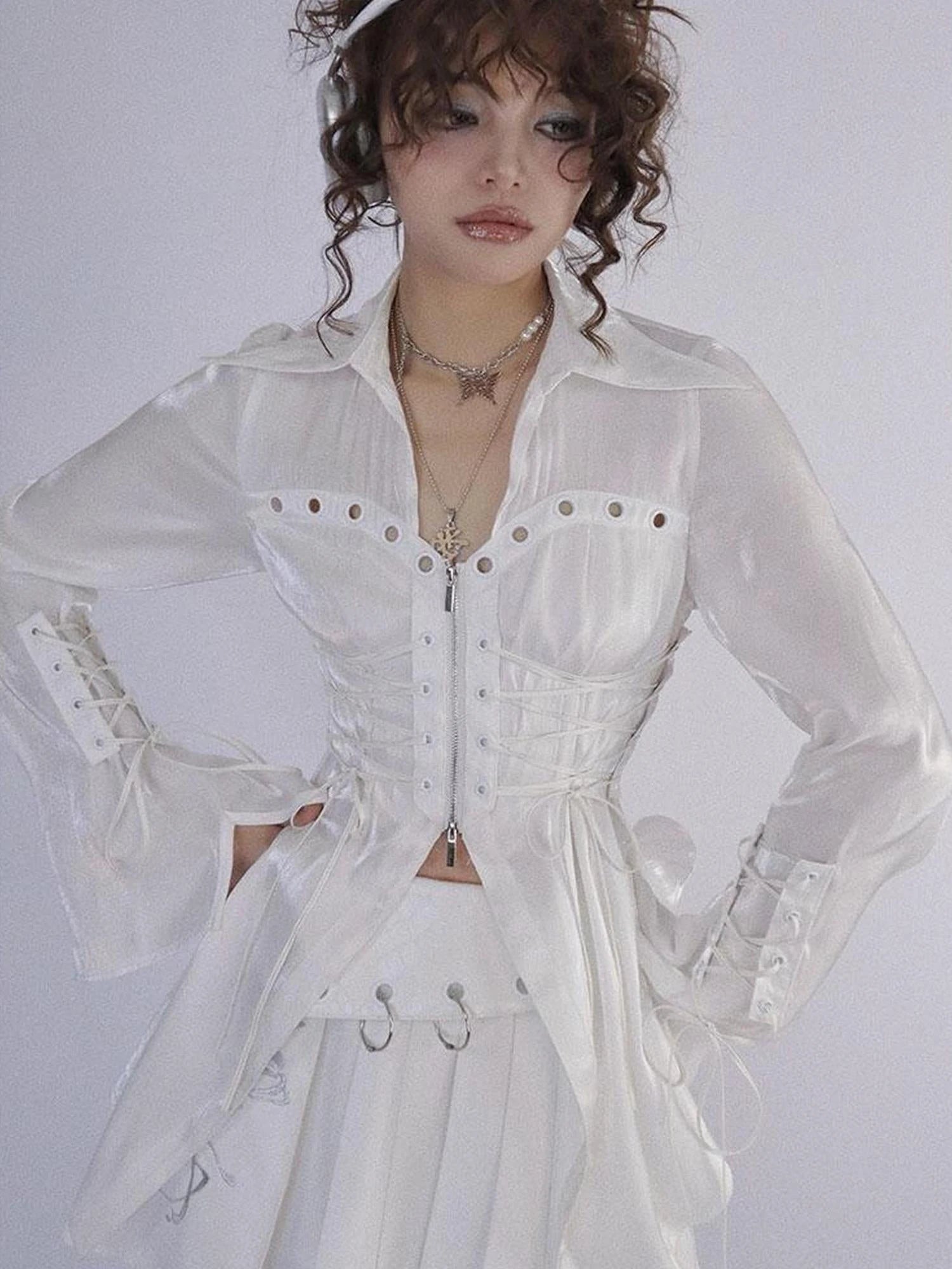 Moonlight Romance Glitter Waist Top