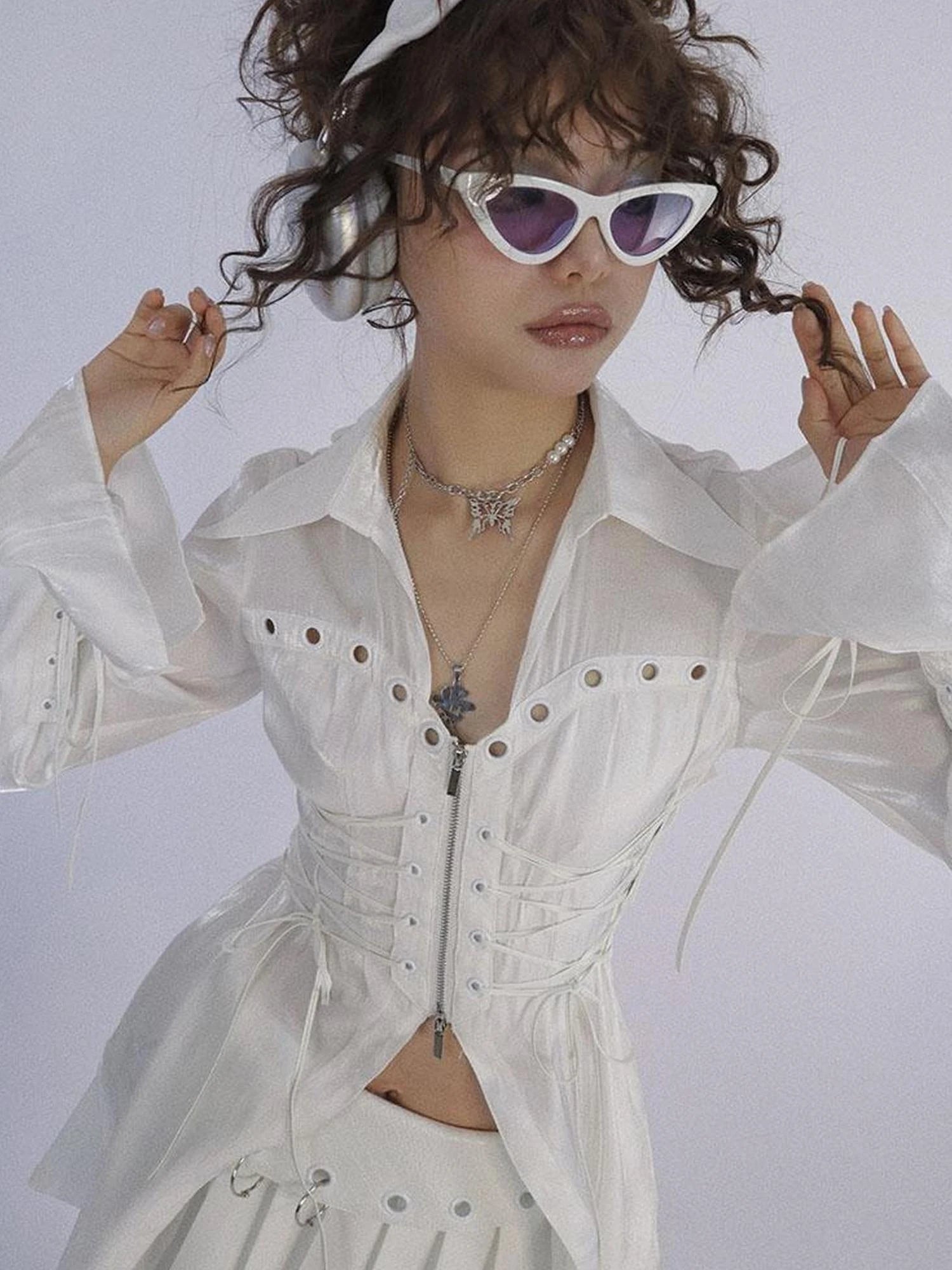 Moonlight Romance Glitter Waist Top