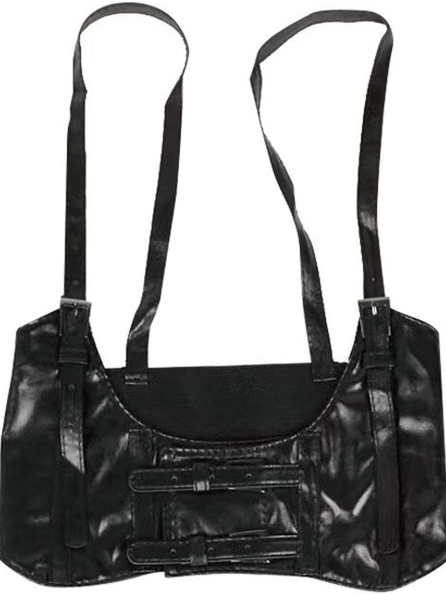 Multifunctional Slim Leather Belt With Detachable Straps Brown