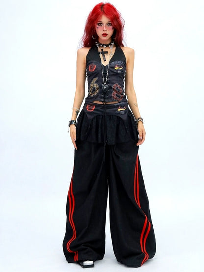 NANAICHILLI Breathable Lightweight Black Ribbed Slim Fit Casual Womens Workout Tank Top