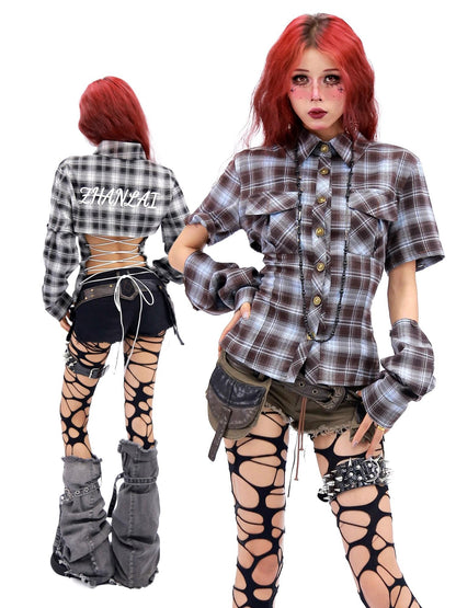 NANAICHILLI Breathable Lightweight Classic Fit Everyday Casual Blue Gray Shirt