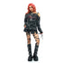 NANAICHILLI_Camo_Rhinestone_Drawstring_One_Shoulder_Women&