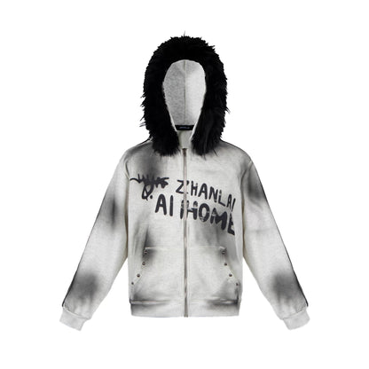 NANAICHILLI_Cozy_Zip_Hooded_Sweatshirt_With_Straight_Leg_Pants_Unisex_Loungewear_Set_MISSTT