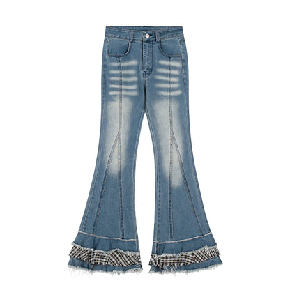 NANAICHILLI_High_Waist_Subtle_Flare_Long_Length_Womens_Black_Blue_Stretch_Denim_Jeans_MISSTT