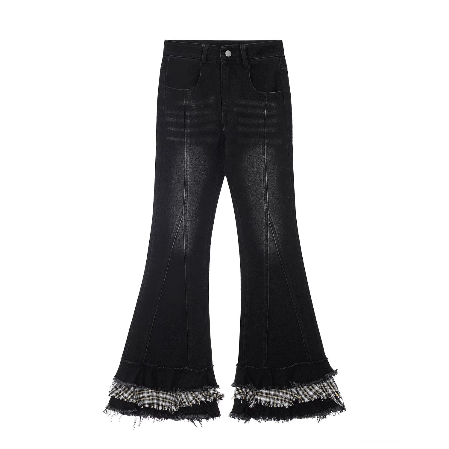NANAICHILLI_High_Waist_Subtle_Flare_Long_Length_Womens_Black_Blue_Stretch_Denim_Jeans_MISSTT