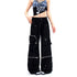 NANAICHILLI_High_Waist_Wide_Leg_Cargo_Zipper_Fly_Loose_Black_Casual_Jeans_MISSTT
