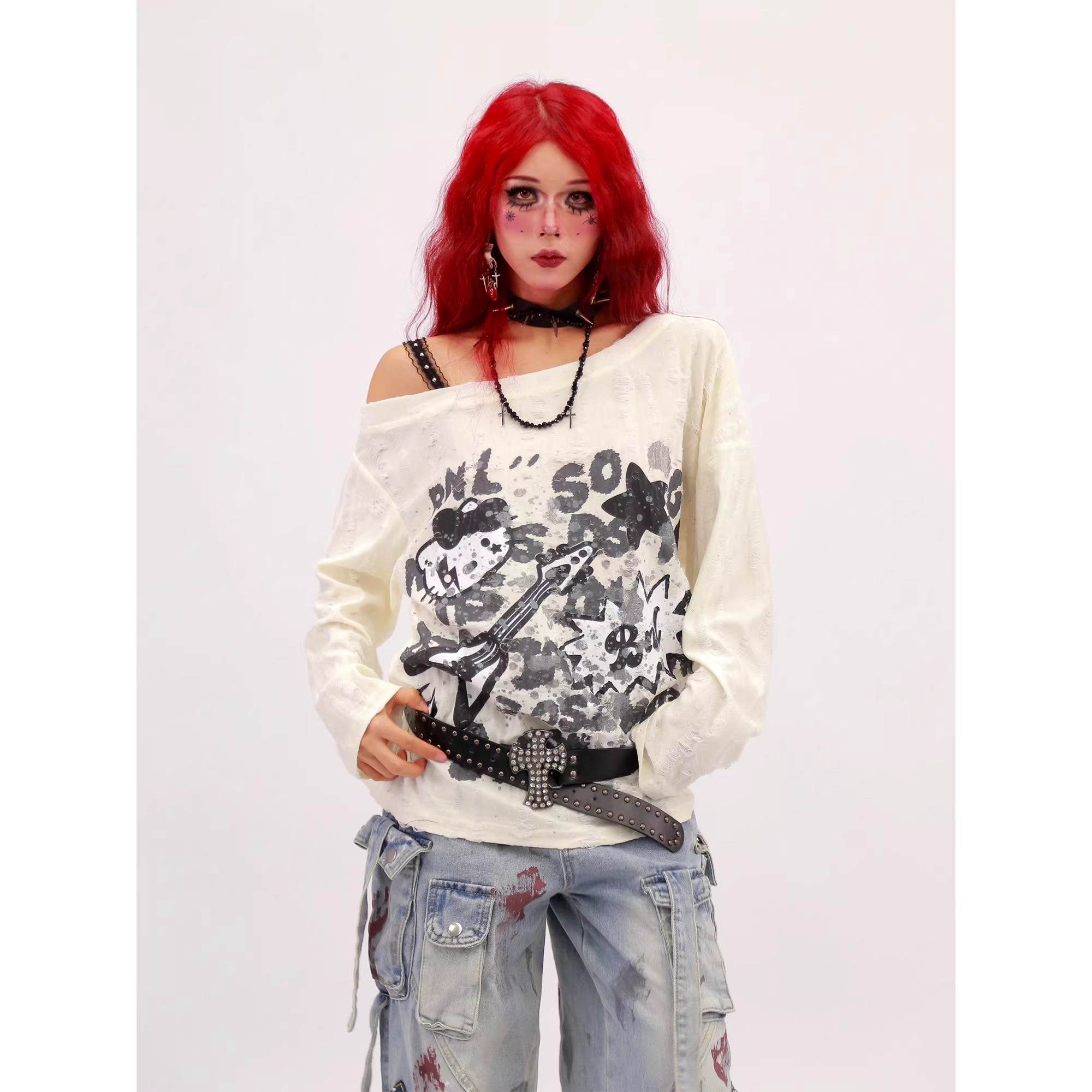 NANAICHILLI_Moisture_Wicking_Music_Rock_Print_Loose_Fit_Sexy_Girl_Beige_Long_Sleeve_T-Shirt_MISSTT