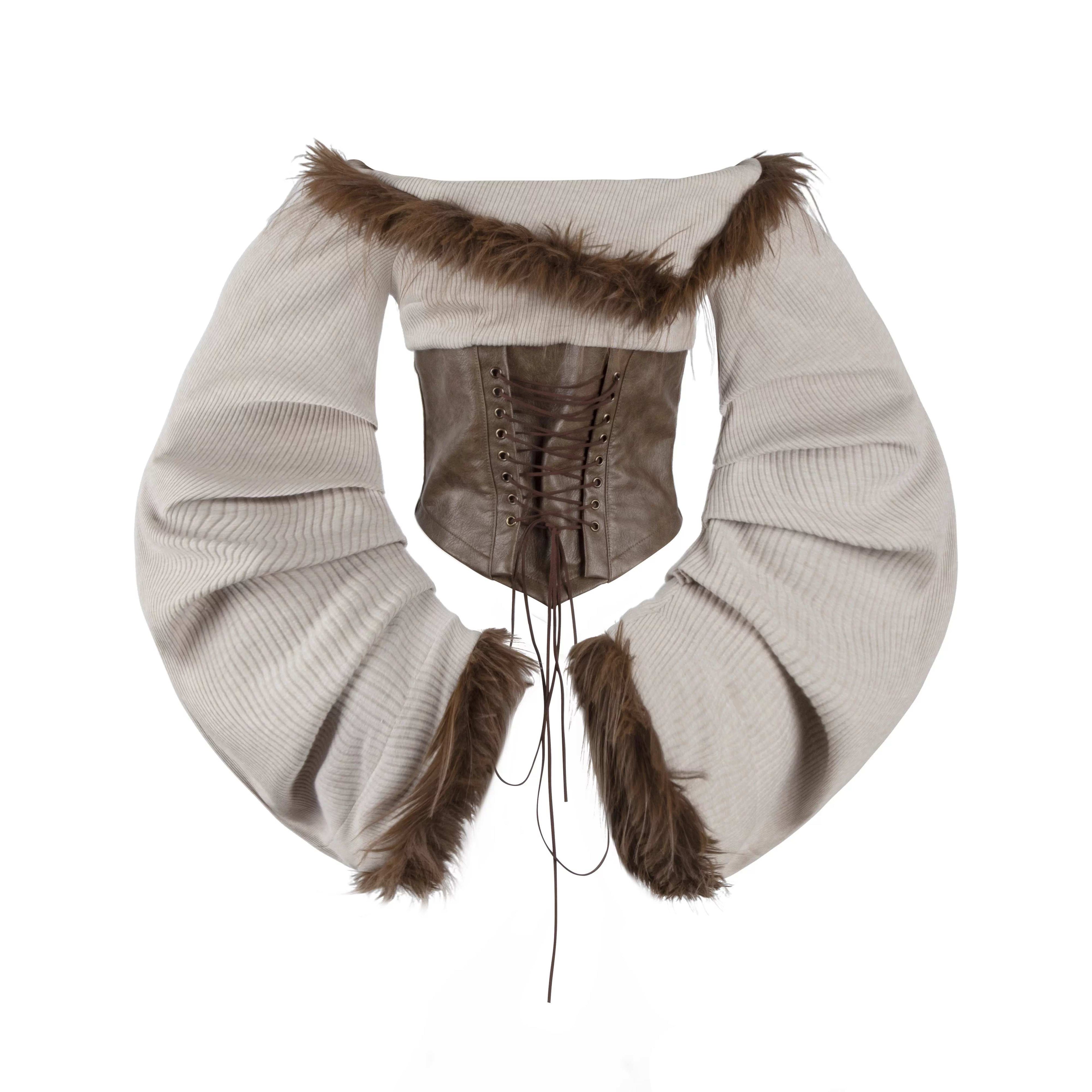 NANAICHILLI_Quick_Dry_Patchwork_Bell_Sleeve_Tie_Crop_Cardigan_High_Waist_Shorts_Sexy_Set_MISSTT