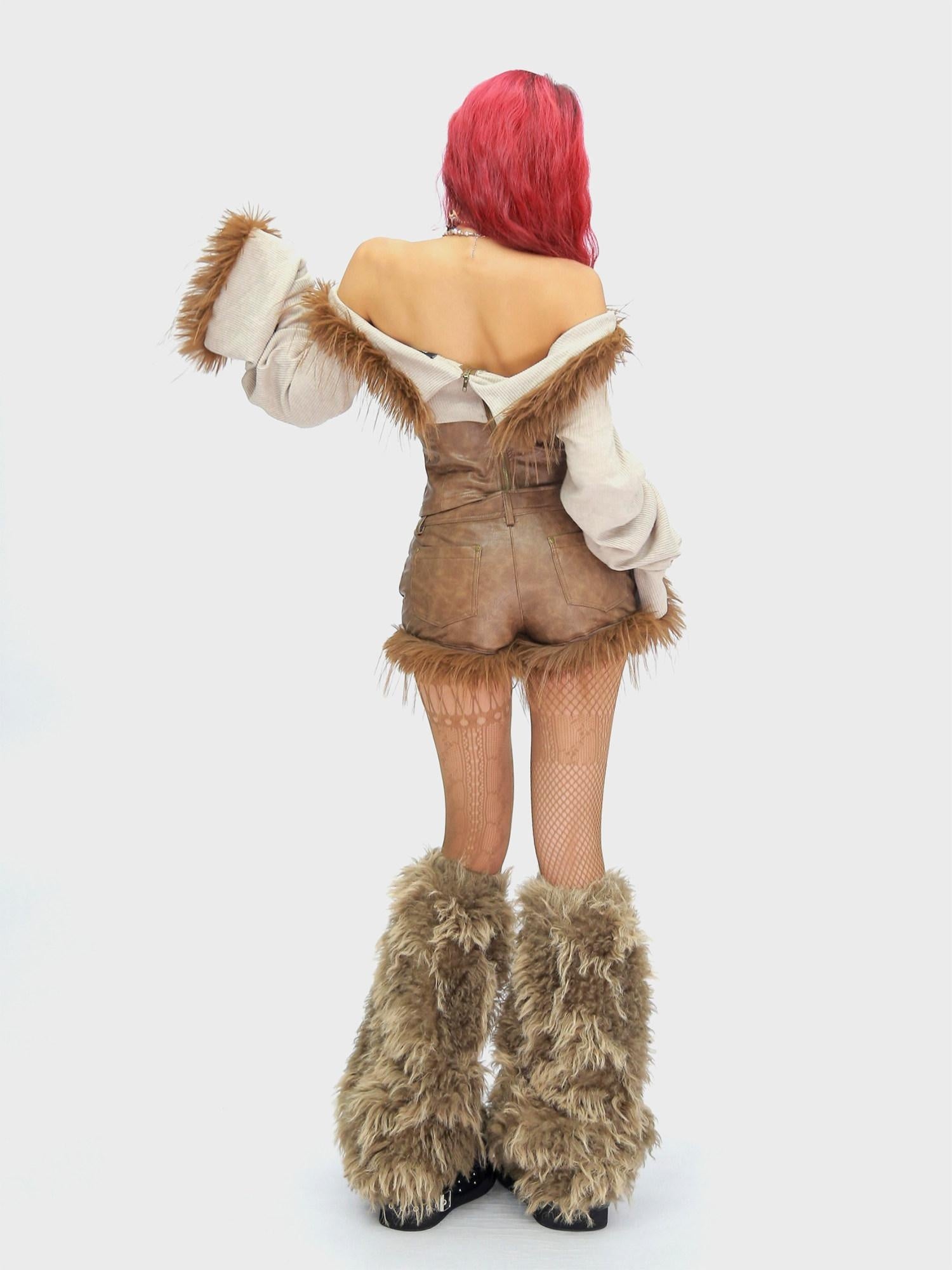 NANAICHILLI Quick Dry Patchwork Bell Sleeve Tie Crop Cardigan High Waist Shorts Sexy Set