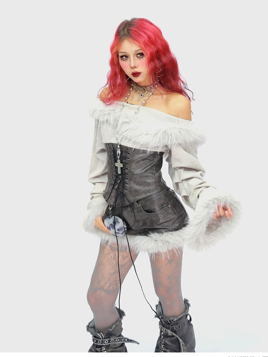 NANAICHILLI Quick Dry Patchwork Bell Sleeve Tie Crop Cardigan High Waist Shorts Sexy Set