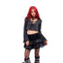 NANAICHILLI_Sexy_Black_Lace_Mini_Skirt_With_Hooded_Crop_Top_Casual_Chic_Two_Piece_Set_MISSTT