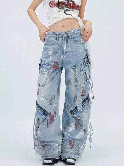 NANAICHILLI Stretch High Waist Slim Straight For Women Black And Blue Classic Jeans