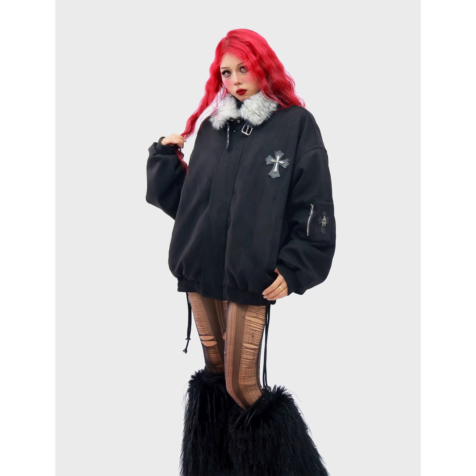 NANAICHILLI_Thick_Cotton_Lined_Pocketed_Street_Oversized_Unisex_Zip_Polyester_Puffer_Jacket_MISSTT