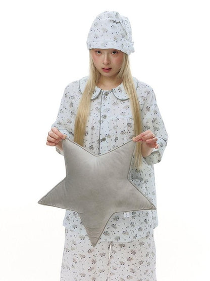 NAPSNAPS Allover Pony Print Doll Collar Cardigan Women&