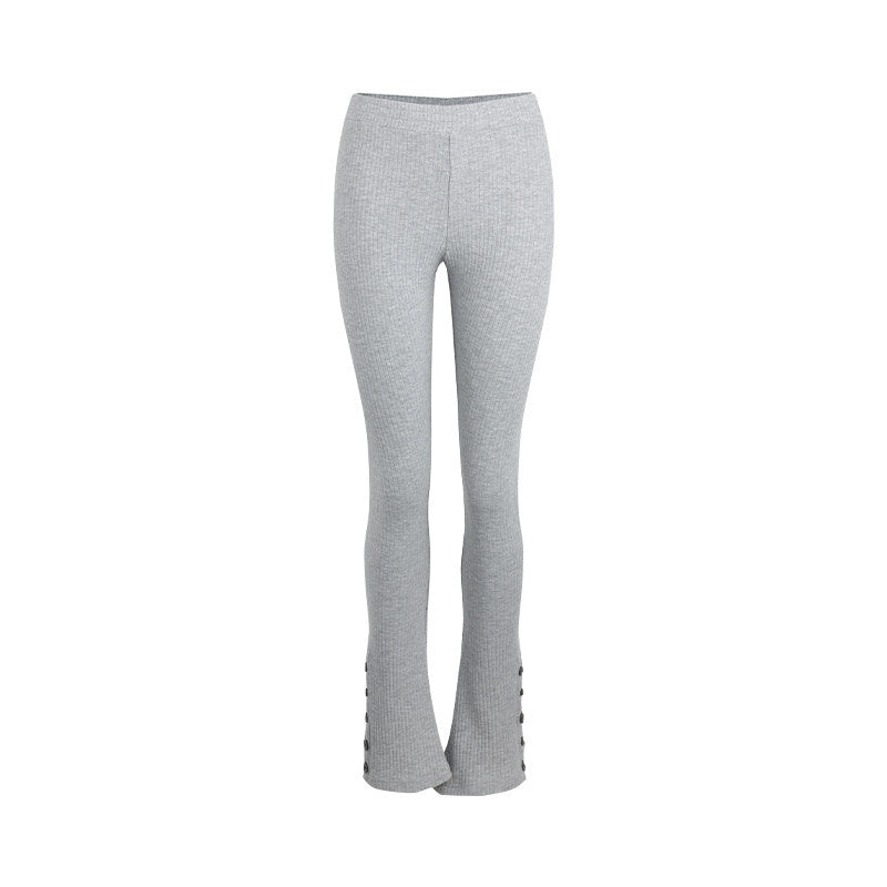 NAPSNAPS_Ankle_Split_Knit_Slimming_Elastic_Waist_Women&