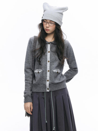 NAPSNAPS Applique Patchwork Doll Collar Women&