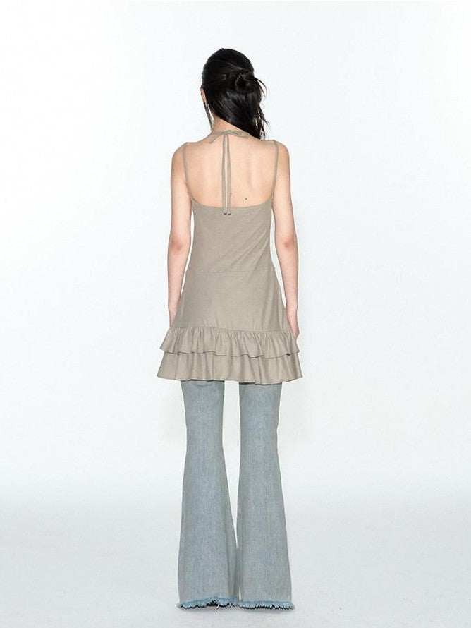 NAPSNAPS Asymmetrical Lace Knitted French Women&