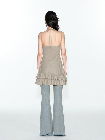 NAPSNAPS Asymmetrical Lace Knitted French Women&