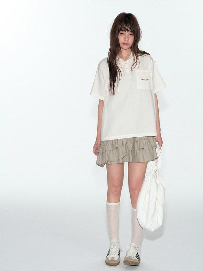NAPSNAPS Asymmetrical Lace Knitted French Women&