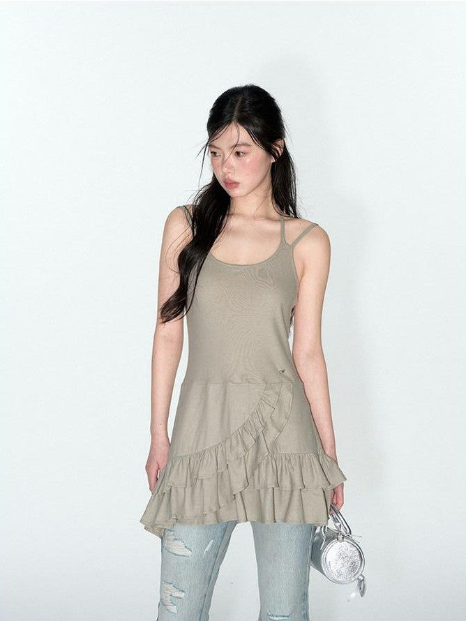 NAPSNAPS Asymmetrical Lace Knitted French Women&