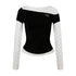 NAPSNAPS_Black_Polka_Dot_Asymmetric_Spliced_Embroidered_Women&