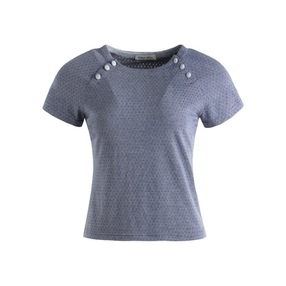 NAPSNAPS_Blue_Gray_Patchwork_Raglan_Button_Knit_Women&