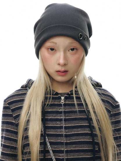 NAPSNAPS Blue Textured Striped Zip Up Women&