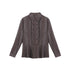 NAPSNAPS_Brown_Purple_Plaid_Lettuce_Edge_Double_Placket_Women&
