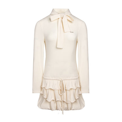 NAPSNAPS_Bubble_Hem_Tie_Neck_Knit_A_Line_Women&