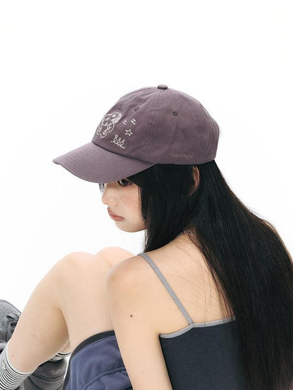 NAPSNAPS Cartoon Vintage Chain Stitch Embroidery Women&