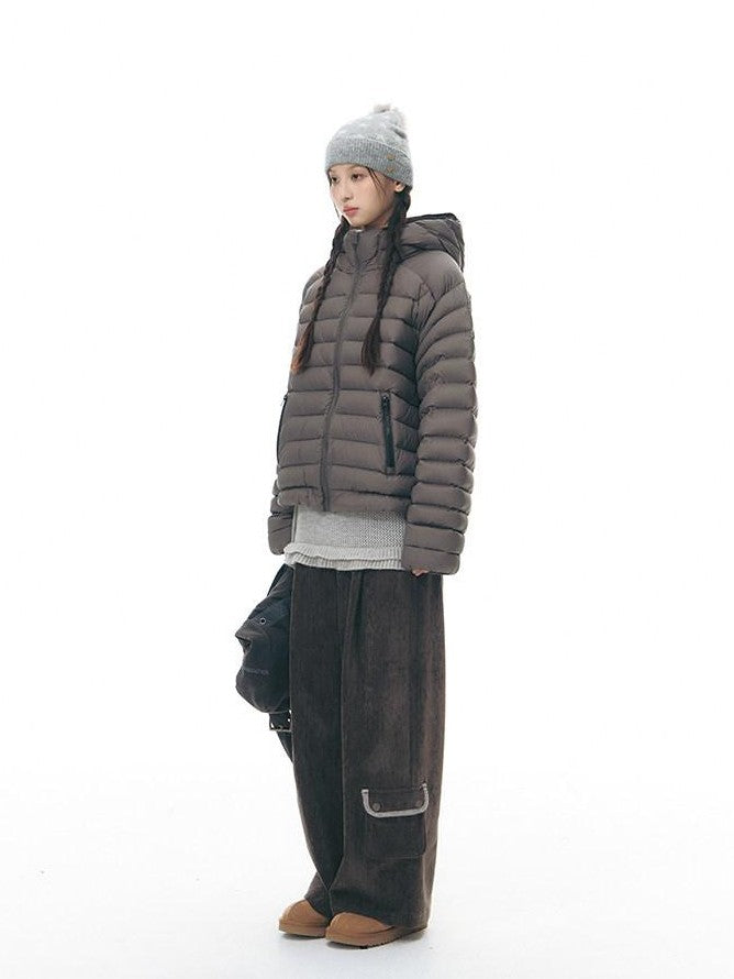 NAPSNAPS Chenille Patchwork Cuffed Multi Pocket Women&