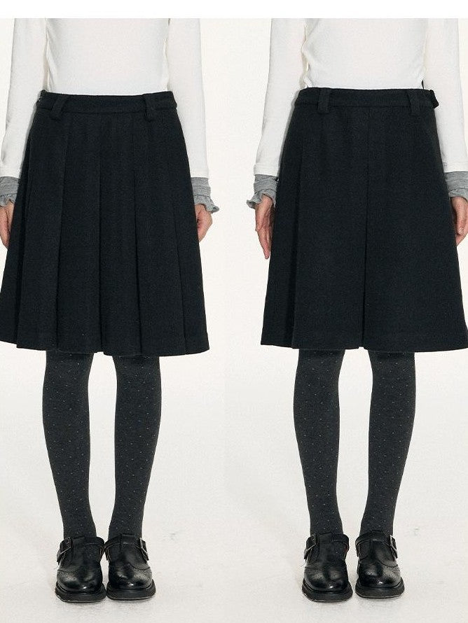 NAPSNAPS College Reversible A Line Pressed Pleats Women&