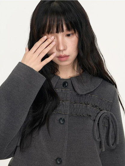 NAPSNAPS College Ruffled Pleated Women&