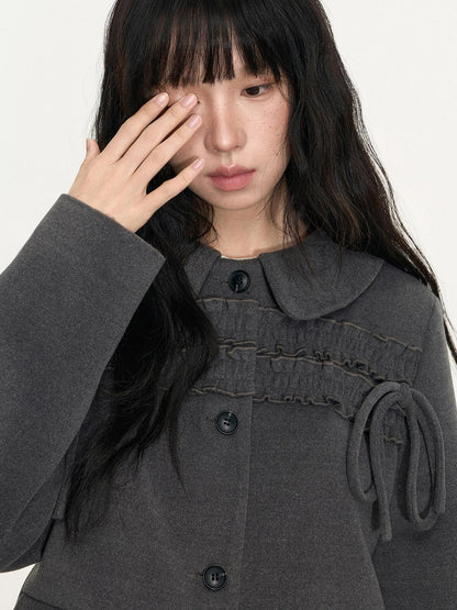 NAPSNAPS College Ruffled Pleated Women&