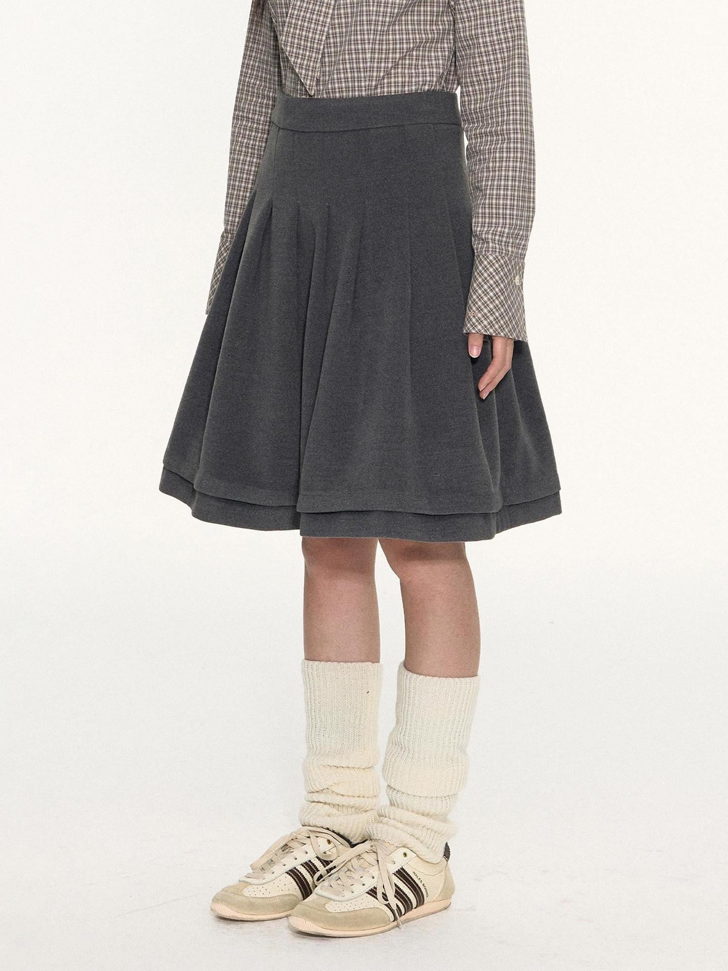 NAPSNAPS College Ruffled Pleated Women&