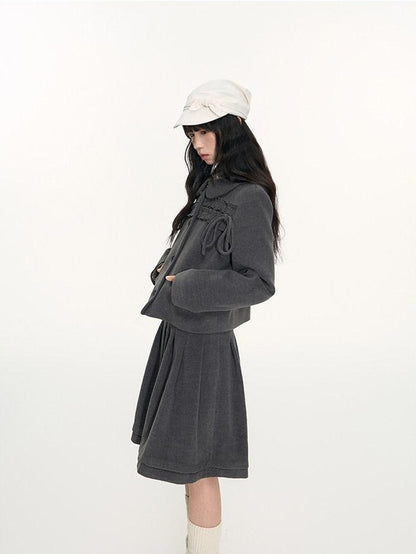 NAPSNAPS College Ruffled Pleated Women&