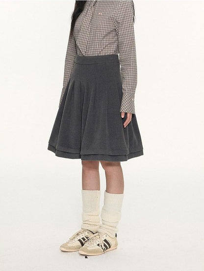 NAPSNAPS College Ruffled Pleated Women&