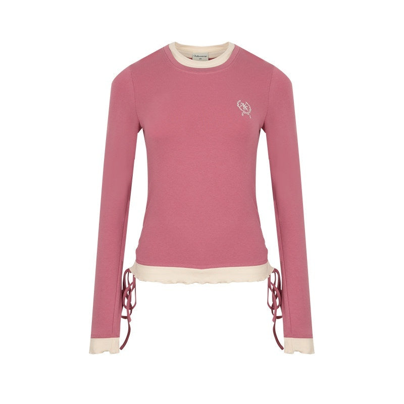 NAPSNAPS_Colorblock_Faux_Layered_Drawstring_Women&
