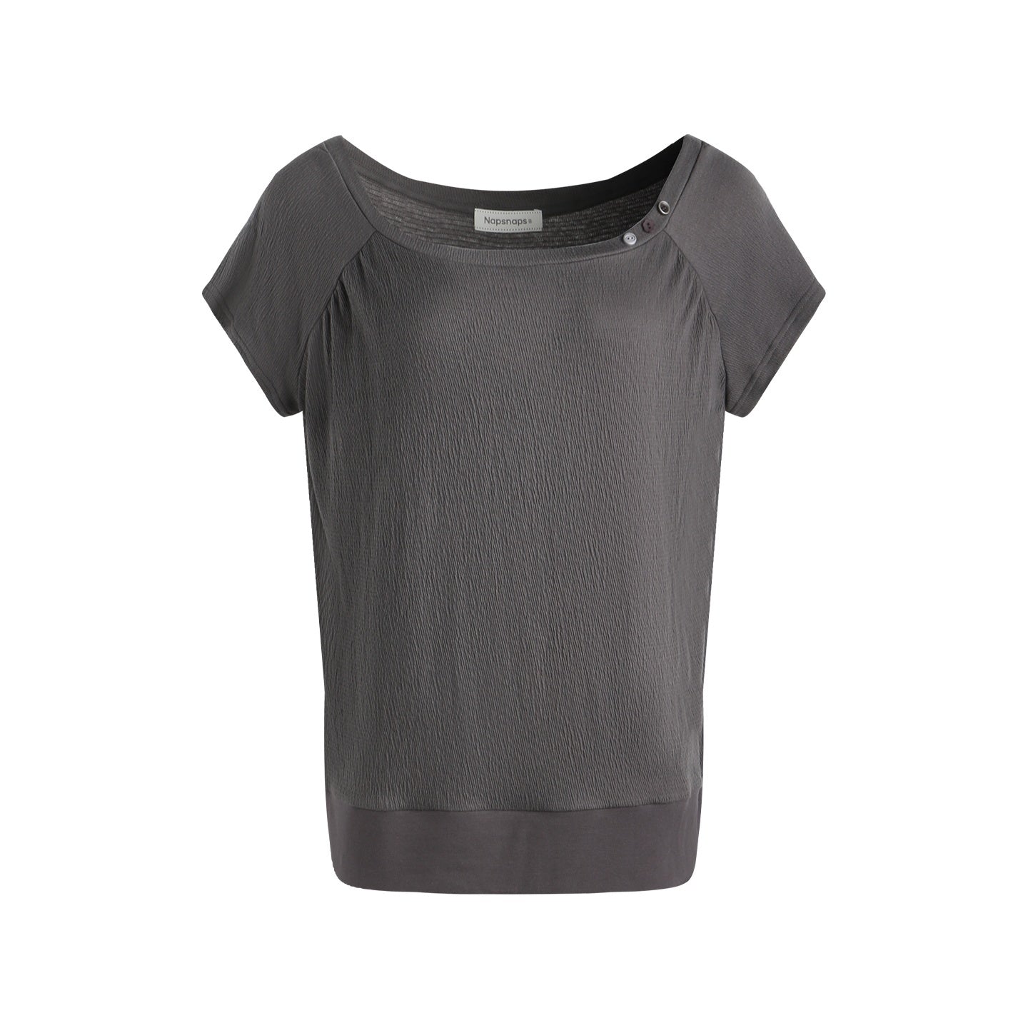 NAPSNAPS_Colorblock_Hem_Raglan_Button_Knit_Women&