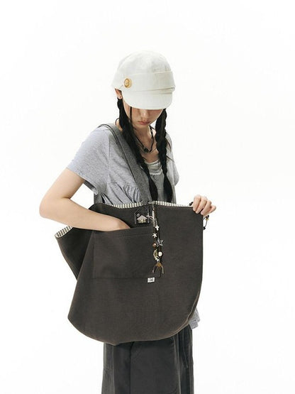 NAPSNAPS Colorblock Reversible Square Canvas Women&