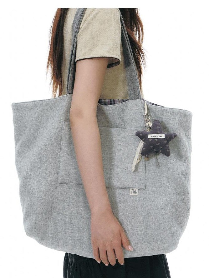 NAPSNAPS Colorblock Reversible Square Canvas Women&