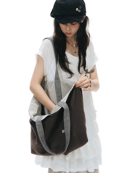 NAPSNAPS Colorblock Reversible Square Canvas Women&