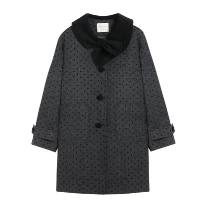 NAPSNAPS_Contrast_Polka_Dot_Bow_Doll_Collar_Detachable_Cape_Women&