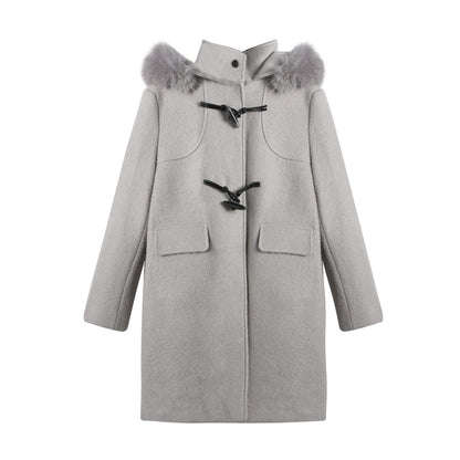 NAPSNAPS_Cool_White_Retro_Detachable_Fur_Collar_Toggle_Hooded_Padded_Women&