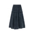 NAPSNAPS_Corduroy_Spliced_Pleated_Button_A_Line_Cotton_Women&
