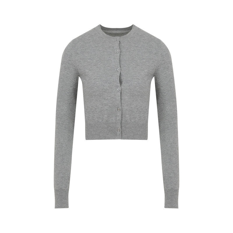 NAPSNAPS_Cropped_Round_Neck_Buttoned_Polo_Knit_Women&
