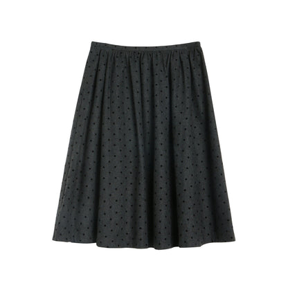 NAPSNAPS_Dark_Polka_Dot_Double_Layer_Pleated_High_Waist_Women&