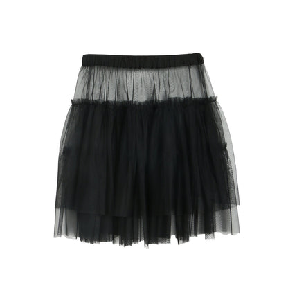 NAPSNAPS_Dark_Polka_Dot_Double_Layer_Pleated_High_Waist_Women&